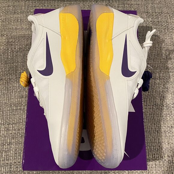 Nike SB Nyjah Free 2 Shoes NBA Los Angeles Lakers DA3439-100 Size 9 - Picture 9 of 11